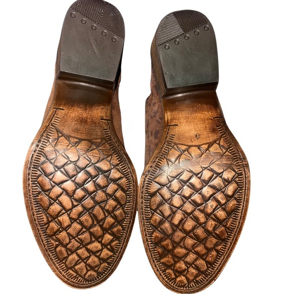 Corkys Girl Leather Depo Brown Animal Print Ankle Booties NEW - Picture 7 of 7